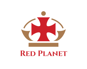 Red Royal Cross logo design