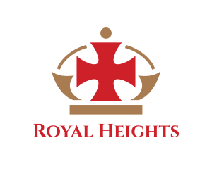 Highness - Red Royal Cross logo design