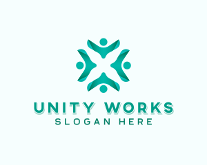 People Support Organization logo design