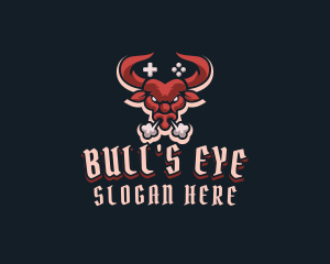 Game Controls Bull logo design