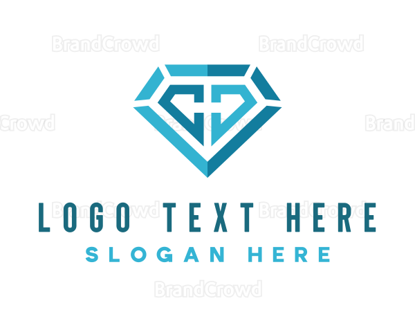 Modern Diamond Letter C Logo