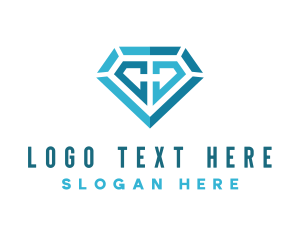 Geometric - Modern Diamond Letter C logo design