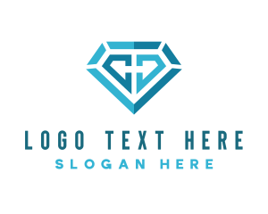 Diamond - Modern Diamond Letter C logo design