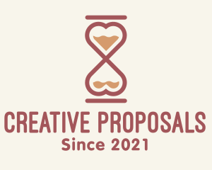 Proposal - Love Heart Hourglass logo design