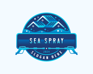 Home Pressure Wash Cleaning logo design