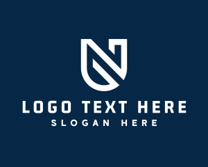 Bold - Digital Tech Firm Letter N logo design