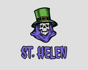 Halloween St. Patrick  logo design