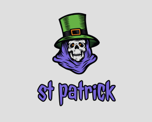 Halloween St. Patrick  logo design