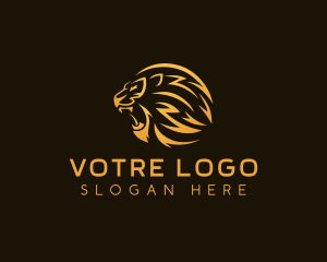 Wildcat - Premium Lion Roar logo design