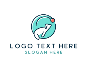 Pet Grooming - Dog Pet Fetch logo design