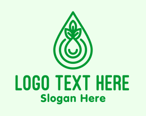 Massage - Natural Plant Extract logo design