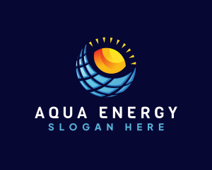 Solar Panel Energy logo design