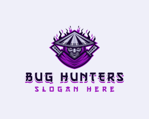 Ninja Assassin Hunter logo design