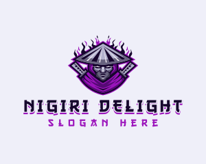 Ninja Assassin Hunter logo design