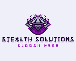 Stealth - Ninja Assassin Hunter logo design