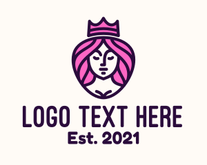 Queen - Royal Beauty Wellness logo design
