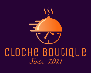 Clock Cloche Catering  logo design