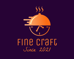 Clock Cloche Catering  logo design