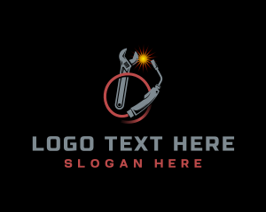 Cog - Industrial Welding Wrench logo design