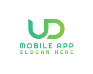 Letter Ud - Modern Letter UD Gaming logo design
