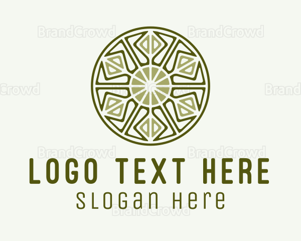 Textile Pattern Decoration Logo
