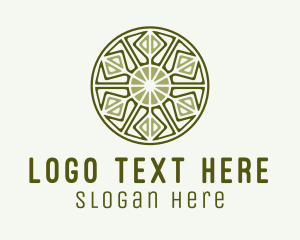 Handyman - Textile Pattern Decoration logo design