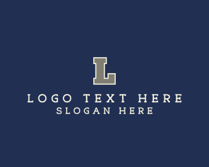 League - Athletic Masculine League logo design