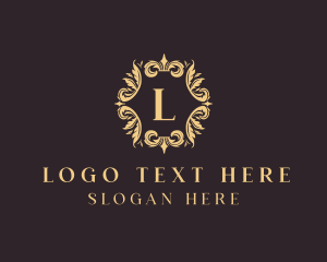 Luxury Floral Ornament Logo