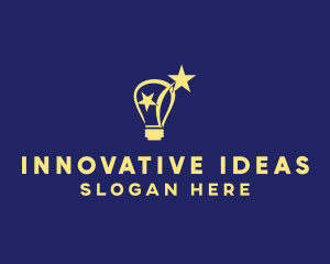 Concept - Lightbulb Star Idea logo design