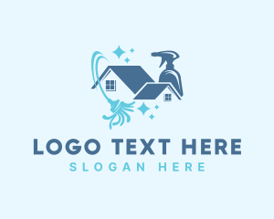 Hygiene - Housekeeping Sanitation Mop logo design