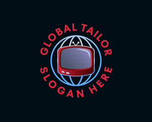 Global Television Media logo design