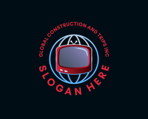 Global Television Media logo design