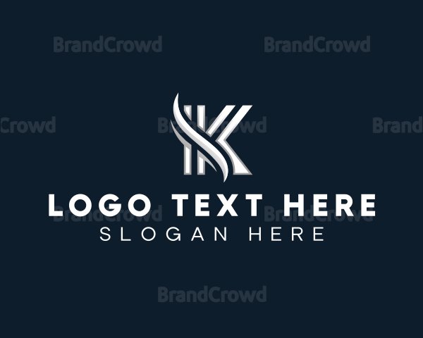 Business Digital Company Letter K Logo