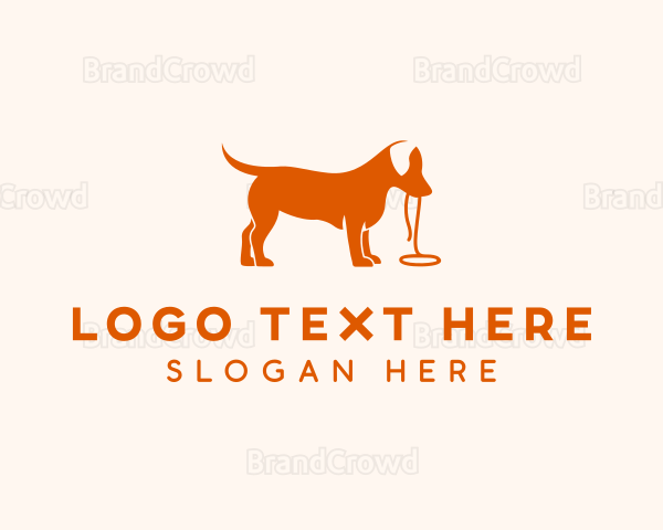 Orange Puppy Leash Logo