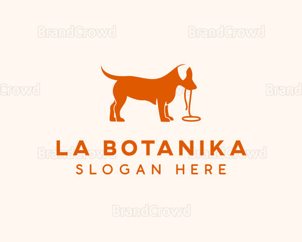 Orange Puppy Leash Logo