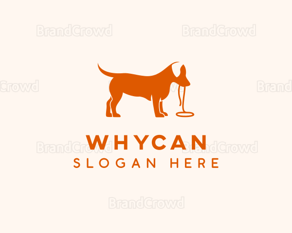 Orange Puppy Leash Logo