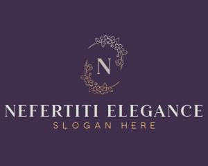 Beauty Wellness Floral logo design