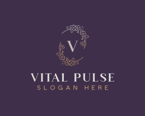 Beauty Wellness Floral logo design