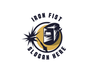 Industrial Welding Fabrication logo design