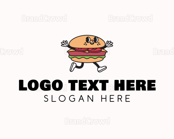 Hamburger Snack Restaurant Logo