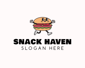 Hamburger Snack Restaurant logo design