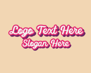 Retro Cursive Business Logo