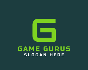 Gadget - Gaming Green Letter G logo design