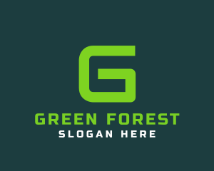 Gaming Green Letter G logo design