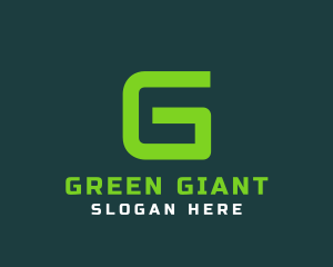 Gaming Green Letter G logo design