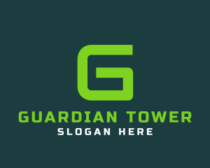 Gaming Green Letter G logo design