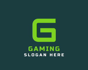 Gaming Green Letter G logo design
