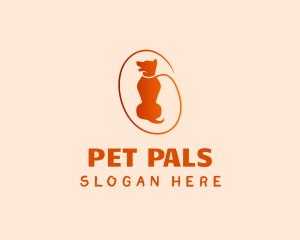 Dog Trainer Pet Leash logo design