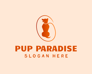 Dog Trainer Pet Leash logo design