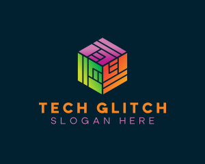 Cyber Tech Cube logo design